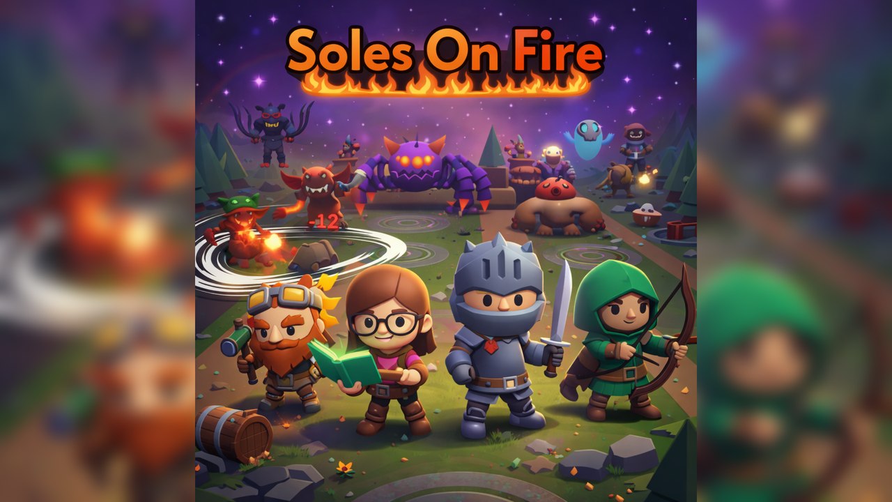 Soles on Fire 타워 디펜스 게임